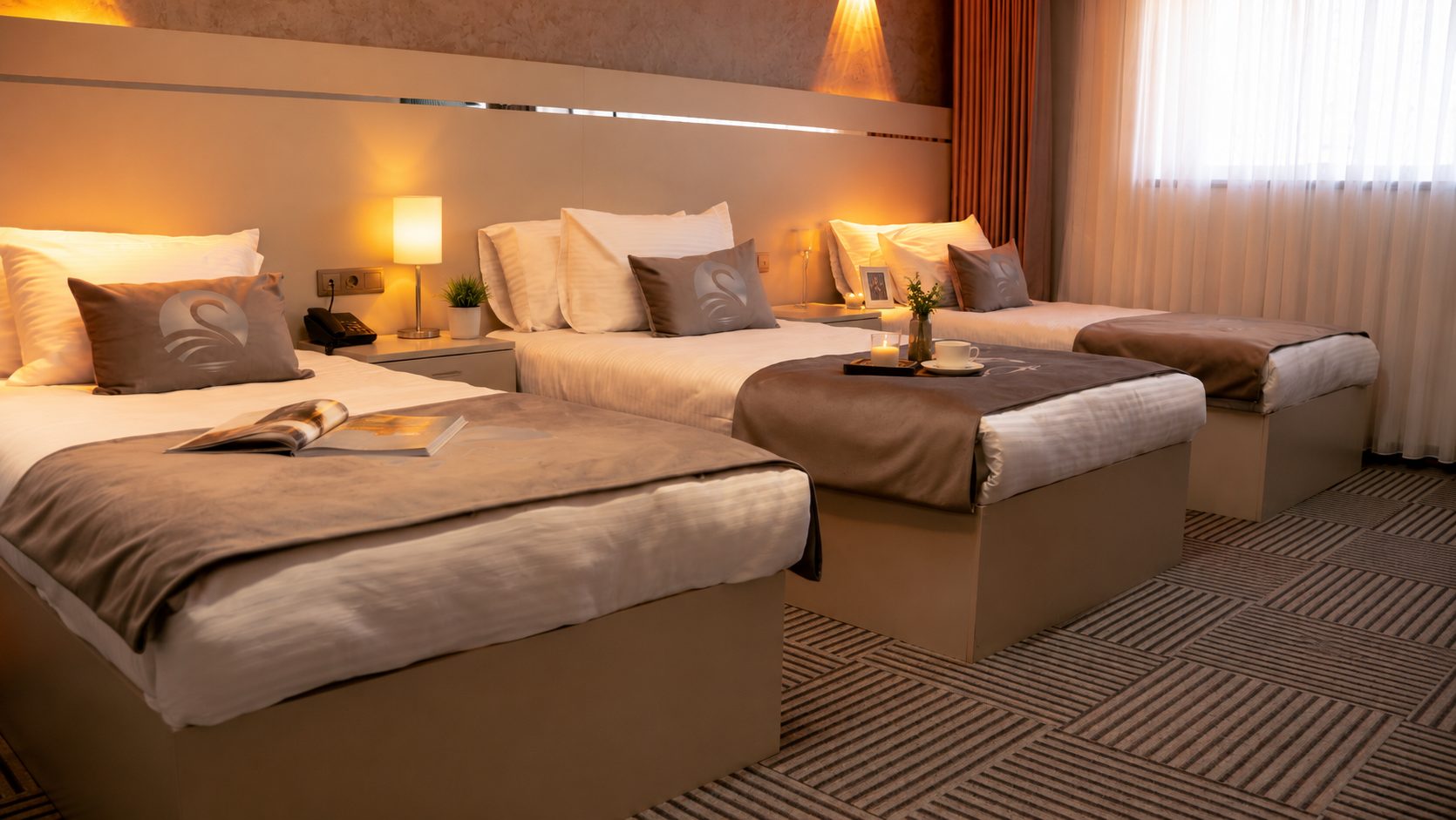 Swan Hotel Kayseri Triple Oda - fotoğraf 4